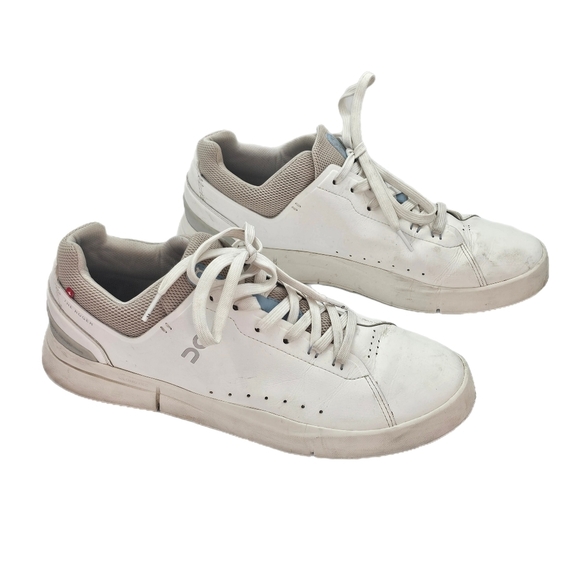 On Cloud The Roger Advantage Sneakers White Taupe Mens Size 11 Tennis Style main image 5